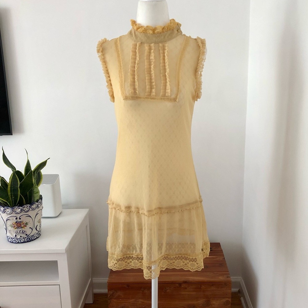 Free People Sheer Tunic / Micro Mini